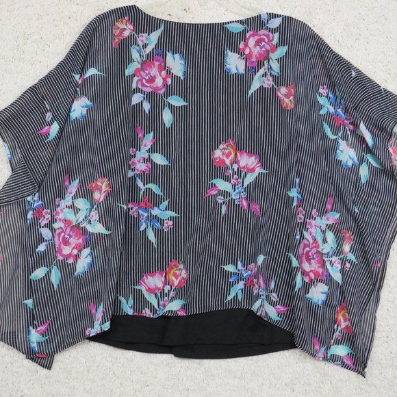 Zac & Rachel* Women's Sleeveless Crew Neck Blouse Size Small~ Multicolor - Picture 3 of 8